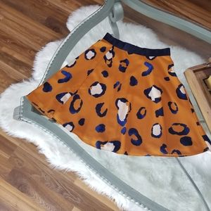 Leopard Print Vintage Skirt